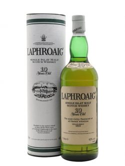 Laphroaig 10 Year Old / Bot.1990s / Post Royal Warrant Islay Whisky |