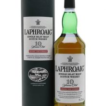 Laphroaig 10 Year Old / Cask Strength / Litre Islay Whisky |