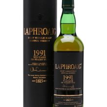 Laphroaig 1991 / 23 Year Old Islay Single Malt Scotch Whisky |