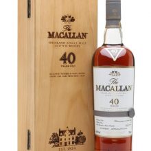 Macallan 40 Year Old / Sherry Oak / 2017 Release Speyside Whisky |