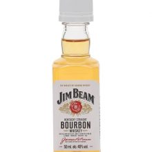 Jim Beam White Label Miniature Kentucky Straight Bourbon Whiskey |