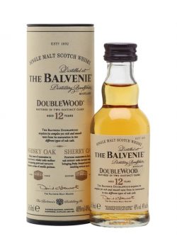 Balvenie 12 Year Old Doublewood Miniature / Gift Box Speyside Whisky |