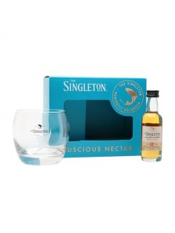 Singleton of Dufftown 12 Year Old Miniature and Glass Set Speyside Whisky |
