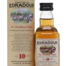 Edradour 10 Year Old Miniature Highland Single Malt Scotch Whisky |