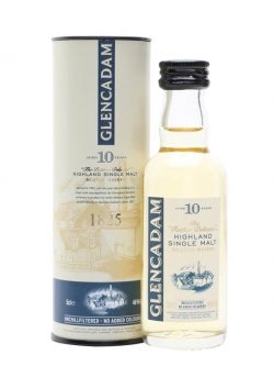 Glencadam 10 Year Old Miniature Highland Single Malt Scotch Whisky |