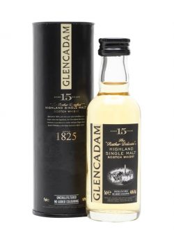 Glencadam 15 Year Old Miniature Highland Single Malt Scotch Whisky |