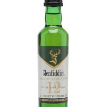 Glenfiddich 12 Year Old Miniature Speyside Single Malt Scotch Whisky |