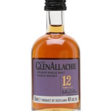 Glenallachie 12 Year Old Miniature  Speyside Single Malt Scotch Whisky |