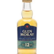 Glen Moray 12 Year Old Miniature Speyside Single Malt Scotch Whisky |