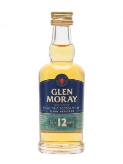 Glen Moray 12 Year Old Miniature Speyside Single Malt Scotch Whisky |
