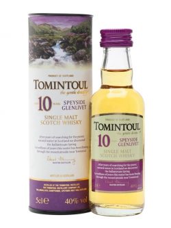 Tomintoul 10 Year Old / Miniature Speyside Single Malt Scotch Whisky |