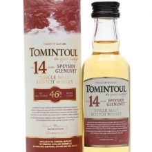 Tomintoul 14 Year Old Miniature Speyside Single Malt Scotch Whisky |