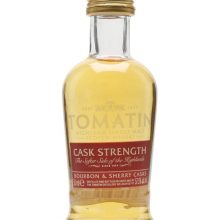 Tomatin Cask Strength Miniature Highland Single Malt Scotch Whisky |