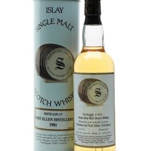 Port Ellen 1981 / 17 Year Old / Cask #1385/88 / Signatory Islay Whisky |