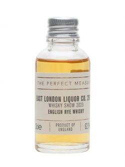 East London Liquor Co Rye Whisky 2018 Sample / Whisky Show 2023 Single Whisky |