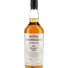 Royal Lochnagar 10 Year Old / Manager's Dram Highland Whisky |