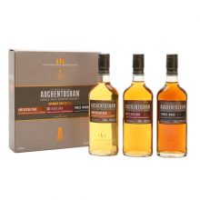 Auchentoshan 3 Pack / American Oak,12 Year Old & 3 Wood Lowland Whisky |