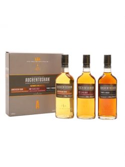 Auchentoshan 3 Pack / American Oak,12 Year Old & 3 Wood Lowland Whisky |