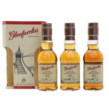 Glenfarclas 15, 21 & 25 Year Old Tri Pack / 3x20cl Highland Whisky |