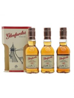 Glenfarclas 15, 21 & 25 Year Old Tri Pack / 3x20cl Highland Whisky |