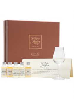 12 Year Old Single Malt Scotch Whisky Tasting Set With Glass / 5x3cl Single Whisky |