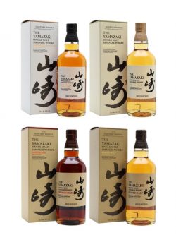 Yamazaki Tsukuriwake Cask Collection 2022 / Set of 4 Bottles Japanese Whisky |