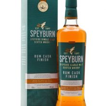 Speyburn Rum Cask Speyside Single Malt Scotch Whisky |