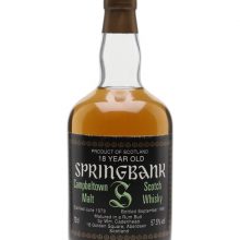 Springbank 1973 / 18 Year Old / Rum Butt / Cadenhead's Campbeltown Whisky |