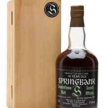 Springbank 1973 / 18 Year Old / Rum Butt / Cadenhead's Campbeltown Whisky |