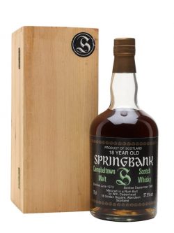 Springbank 1973 / 18 Year Old / Rum Butt / Cadenhead's Campbeltown Whisky |