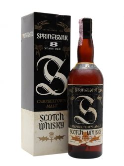 Springbank 8 Year Old / Bot.1960s Campbeltown Whisky |