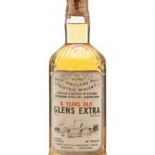 Glens Extra (Springbank) 8 Year Old / Bot.1960s Campbeltown Whisky |