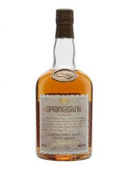 Springbank 25 Year Old / Dumpy Bottle / Bot.1980s Campbeltown Whisky |