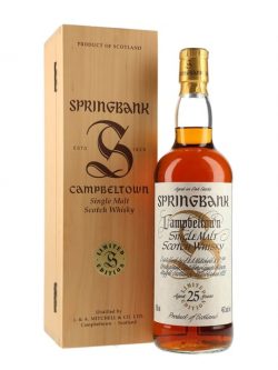 Springbank 25 Year Old / Sherry Cask / Millennium Series Campbeltown Whisky |
