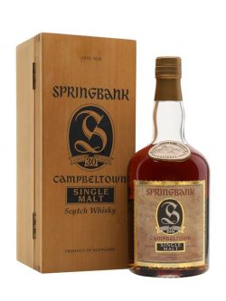 Springbank 30 Year Old / Sherry Cask / Bot.1990s Campbeltown Whisky |