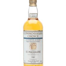 St Magdalene 1981 / Bot.1999 / Connoisseurs Choice Lowland Whisky |