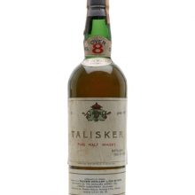 Talisker Pure Malt Over 8 Year Old / Bot.1960s Island Whisky |