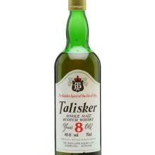Talisker 8 Year Old / Bot.1980s Island Single Malt Scotch Whisky |