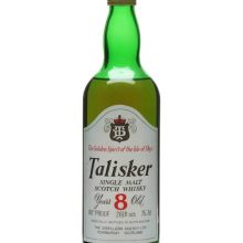 Talisker 8 Year Old / Bot.1970s Island Single Malt Scotch Whisky |