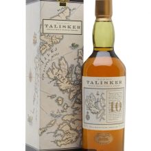 Talisker 10 Year Old / Map Label / Bot.1990s Island Whisky |