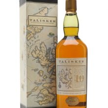 Talisker 10 Year Old / Map Label Island Single Malt Scotch Whisky |