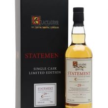 Tamnavulin 1993 / 29 Year Old / Blackadder Statement No.56 Speyside Whisky |