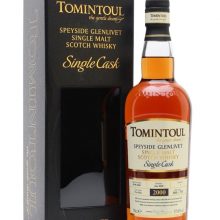 Tomintoul 2000 / 19 Year Old / Port Pipe Speyside Whisky |