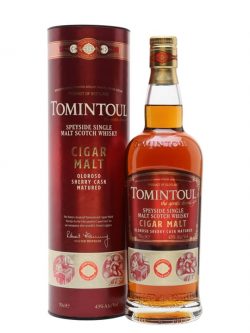 Tomintoul Cigar Malt / Sherry Cask Speyside Single Malt Scotch Whisky |