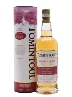 Tomintoul Pinot Noir Cask Finish Speyside Single Malt Scotch Whisky |