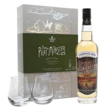 Compass Box The Peat Monster / Glass Set Blended Malt Scotch Whisky |