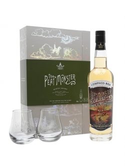 Compass Box The Peat Monster / Glass Set Blended Malt Scotch Whisky |