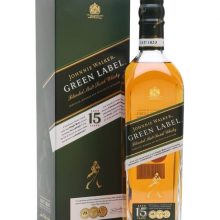Johnnie Walker Green Label 15 Year Old Blended Malt Scotch Whisky |